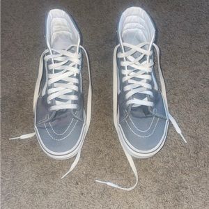 Gray hightop vans